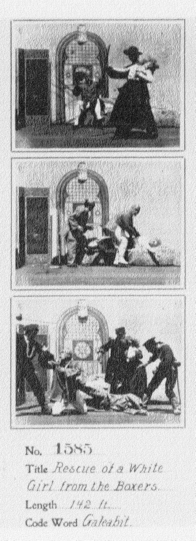 Rescue Of A White Girl From The Boxers (1900) afişi