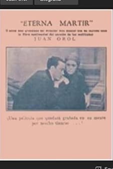 Eterna Mártir (1937) afişi