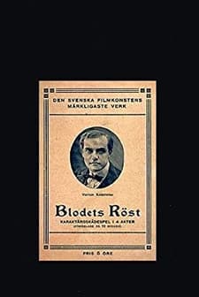 Blodets Röst (1913) afişi