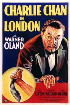 Charlie Chan In London (1934) afişi