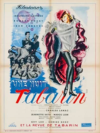 Une nuit à Tabarin (1947) afişi