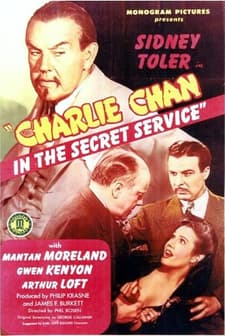 Charlie Chan In The Secret Service (1944) afişi