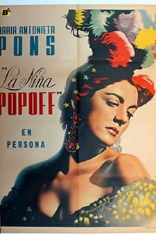 La Niña Popoff (1952) afişi