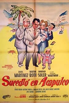 Sucedió En Acapulco (1953) afişi