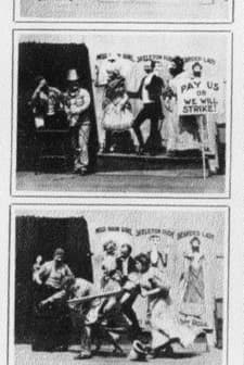 A Strike in a Dime Museum (1900) afişi