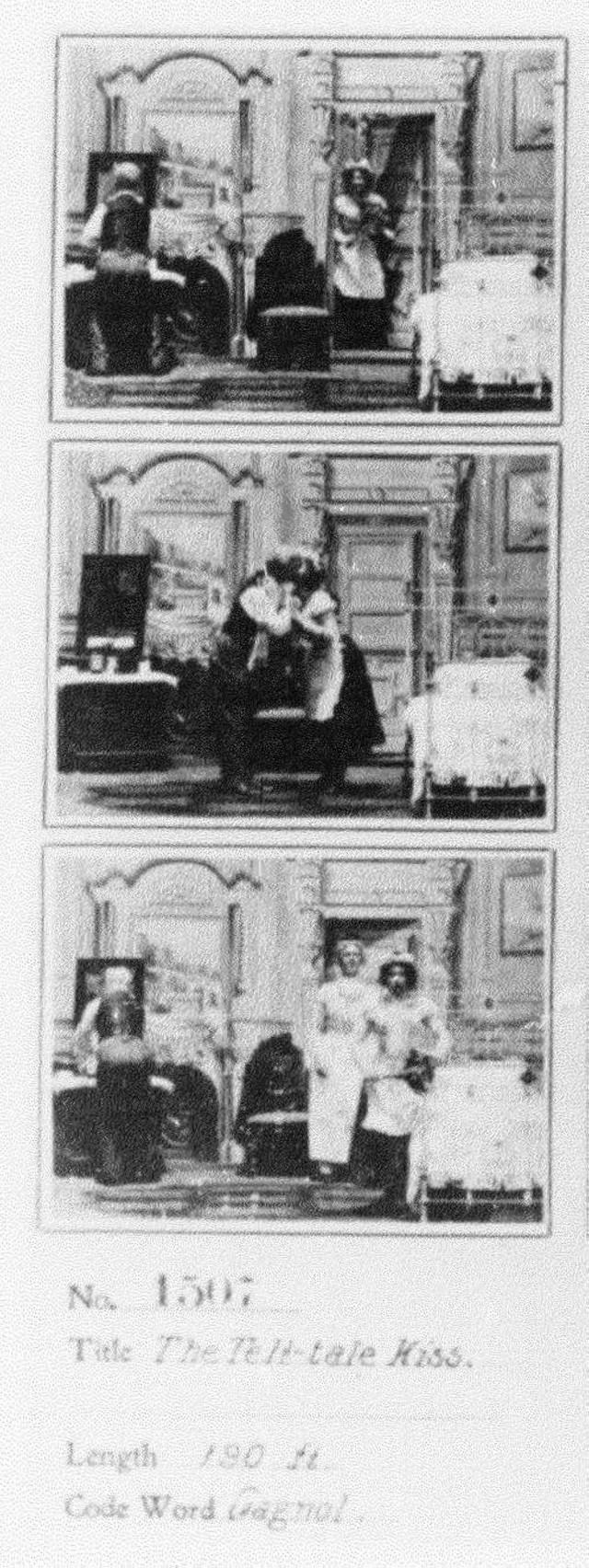 The Tell-tale Kiss (1900) afişi