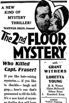 The Second Floor Mystery (1930) afişi