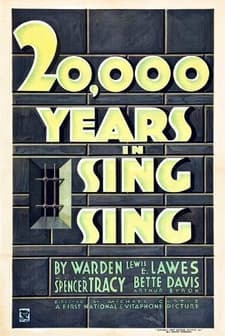 20,000 Years In Sing Sing (1932) afişi