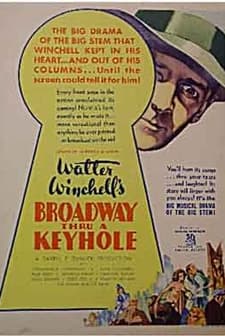 Broadway Through A Keyhole (1933) afişi