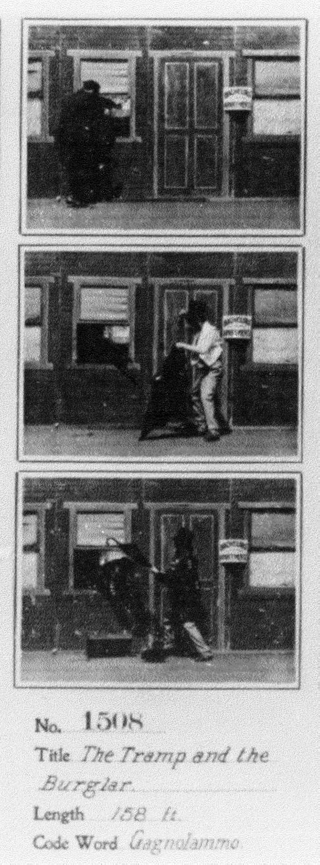 The Tramp And The Burglar (1900) afişi