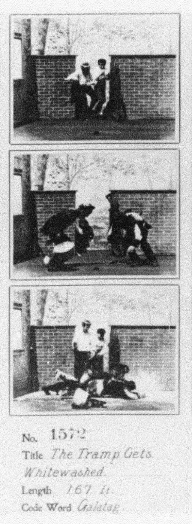 The Tramp Gets Whitewashed (1900) afişi