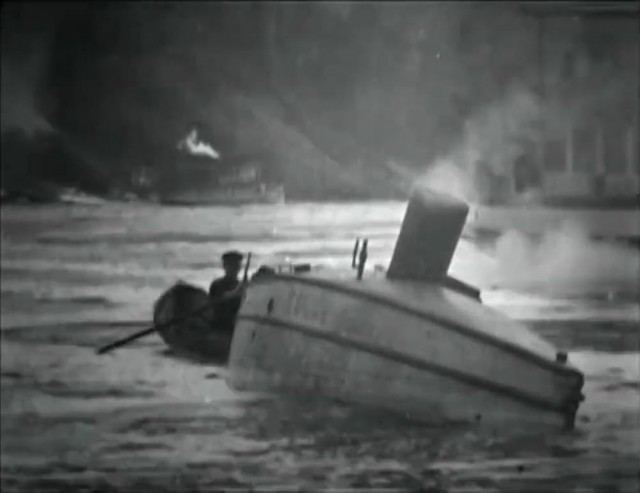 Captain Nissen Going Through Whirlpool Rapids, Niagara Falls (1901) afişi