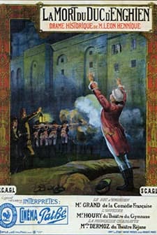 La mort du duc d'Enghien en 1804 (1909) afişi