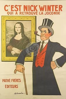 Nick Winter et le vol de la Joconde (1911) afişi