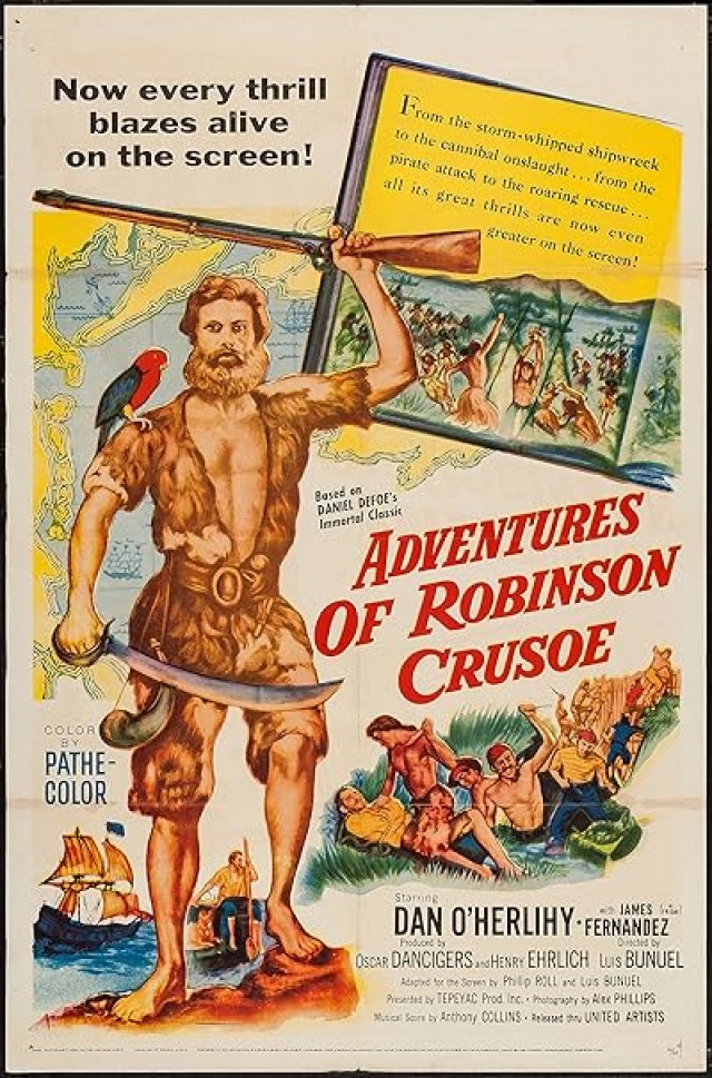 Robinson Crusoe (1954) afişi