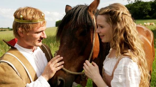 Die Gänsemagd Fotoğrafı