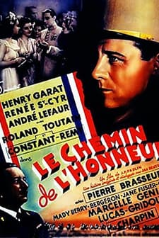 Le chemin de l'honneur (1939) afişi