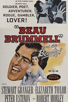 Beau Brummell (1954) afişi