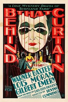 Behind That Curtain (1929) afişi