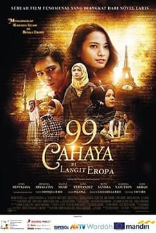 99 Cahaya di Langit Eropa (2013) afişi
