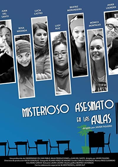 Misterioso asesinato en las aulas (2012) afişi