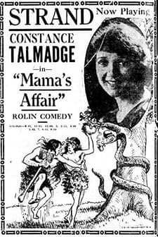 Mama's Affair (1921) afişi