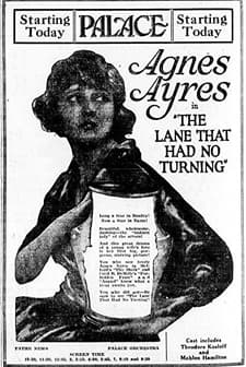 The Lane That Had No Turning (1922) afişi