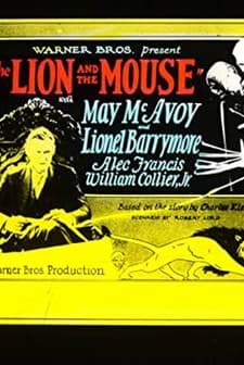 The Lion and the Mouse (1928) afişi