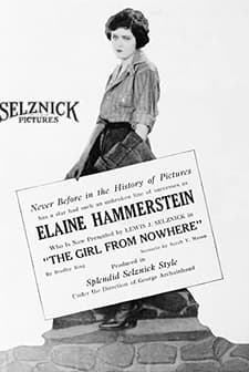 The Girl from Nowhere (1921) afişi