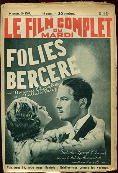 L'homme des Folies Bergère (1935) afişi