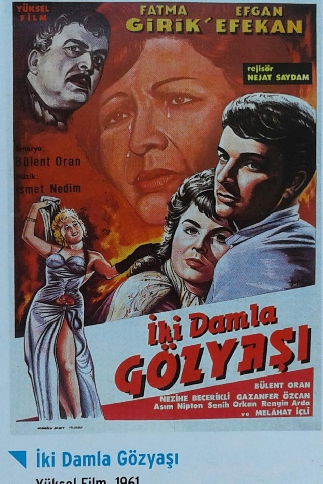 İki Damla Gözyaşı (1961) afişi