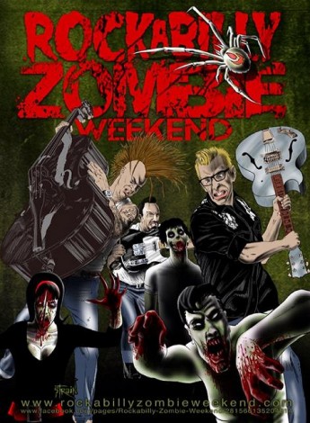 Rockabilly Zombie Weekend afişi