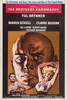 Karamazov Kardeşler (1958) afişi