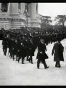 Opening Of The Pan-american Exposition Showing Vice President Roosevelt Leading The Procession (1901) afişi