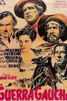 La guerra gaucha (1942) afişi