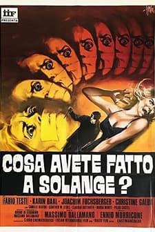 Cosa Avete Fatto A Solange? (1972) afişi
