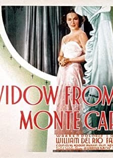 The Widow from Monte Carlo (1935) afişi