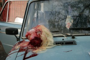 Zima mertvetsov. Metelitsa fotoğrafı