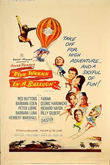 Five Weeks in a Balloon (1962) afişi