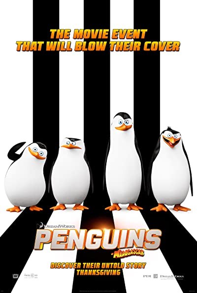 Madagaskar Penguenleri (2014) afişi