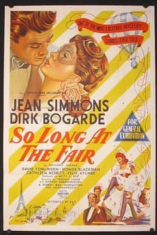 So Long at the Fair (1950) afişi