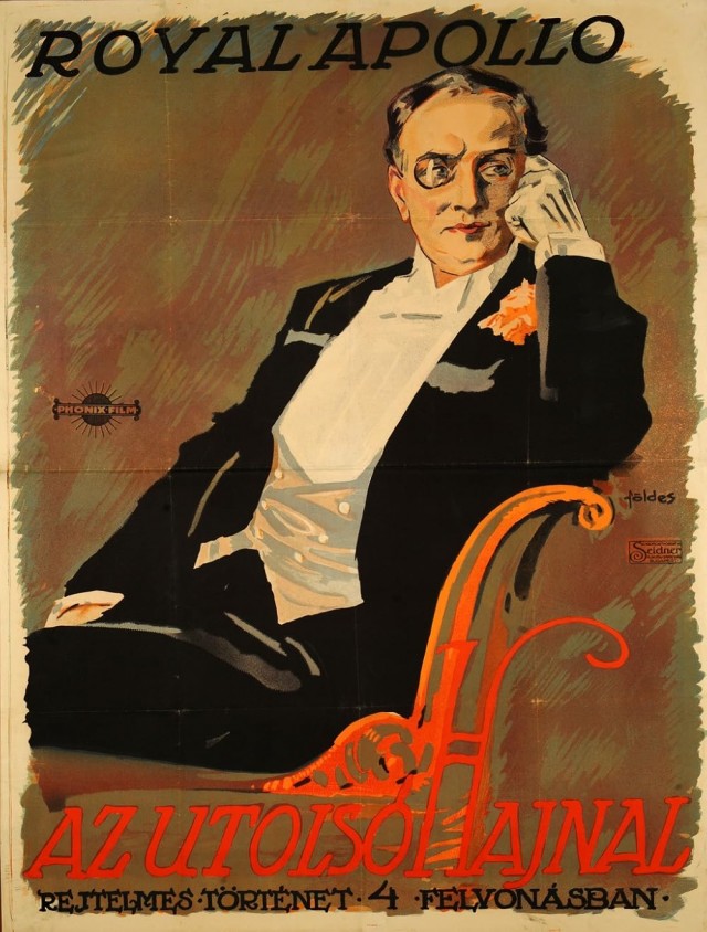 Az utolsó hajnal (1917) afişi