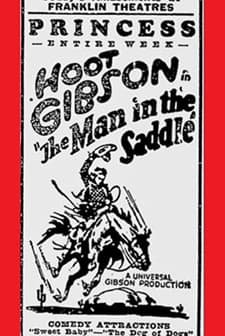 The Man in The Saddle (1926) afişi