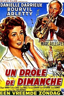 Komik bir Pazar (1958) afişi