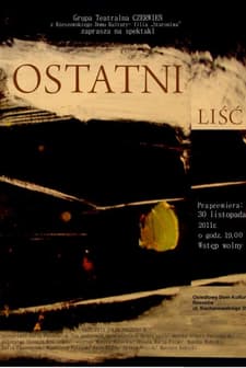 Ostatni lisc (1973) afişi