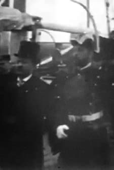 Arrival Of Prince Henry (of Prussia) And President Roosevelt At Shooter's Island (1902) afişi