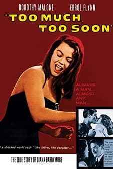 Too Much, Too Soon (1958) afişi