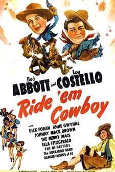 Ride 'Em Cowboy (1942) afişi