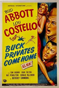 Buck Privates Come Home (1947) afişi