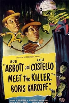 Abbott and Costello Meet the Killer, Boris Karloff (1949) afişi